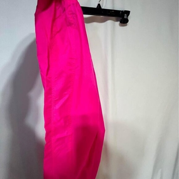 Hot pink water resistant nylon track pants! Back pocket. Size medium. Brand new. - Picture 9 of 10